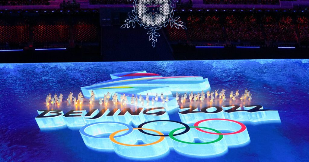Live-Olympiade: Zählen der letzten Medaillen als Ende der Spiele 2022