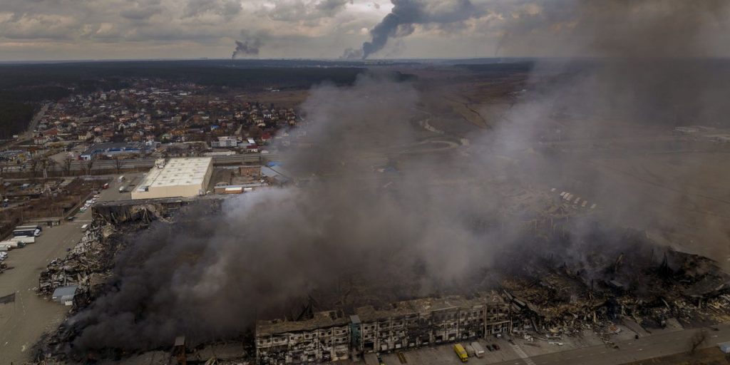 Russland bombardiert ukrainische zivile Ziele vor Gesprächen