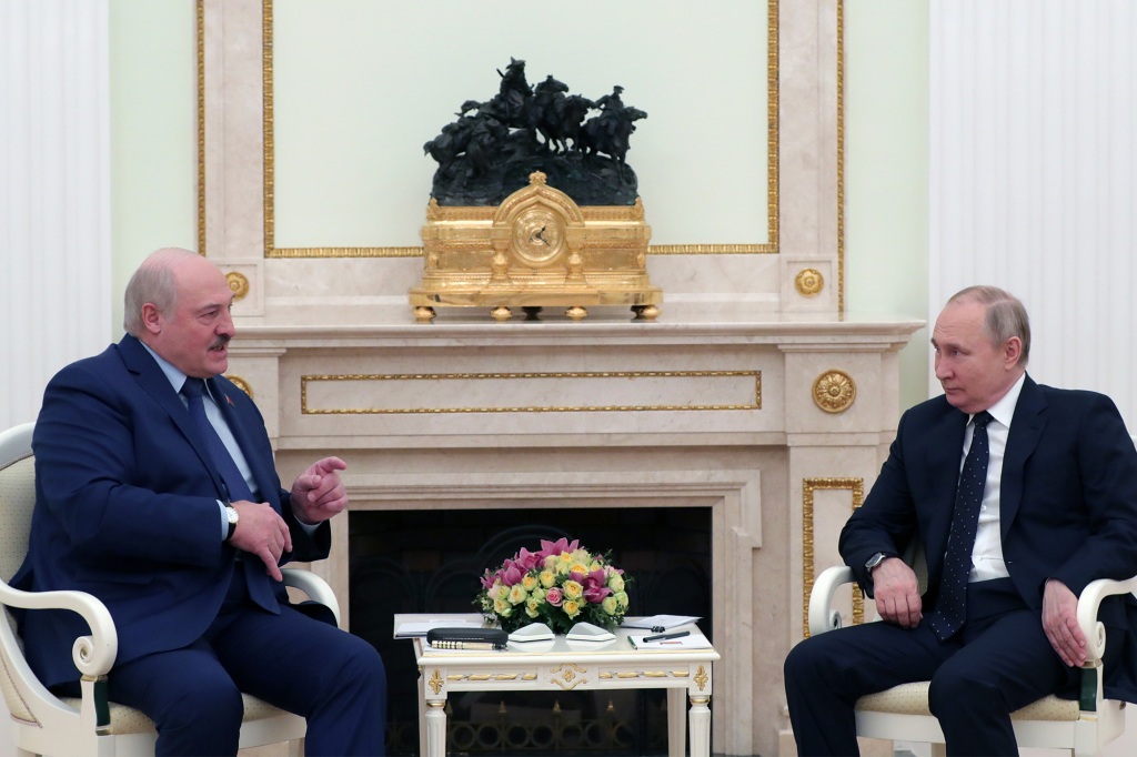 Der belarussische Präsident Alexander Lukaschenko ist ein enger Verbündeter des russischen Präsidenten Wladimir Putin.
