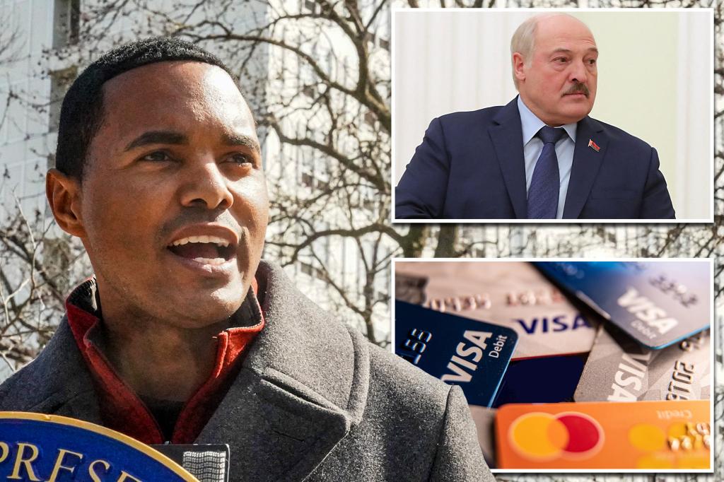 Demokratische Politiker fordern, dass Visa und MasterCard ihre Arbeit im kremlfreundlichen Weißrussland einstellen