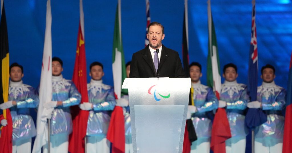 Paralympics-Chef schlägt Russland bei der Eröffnungszeremonie