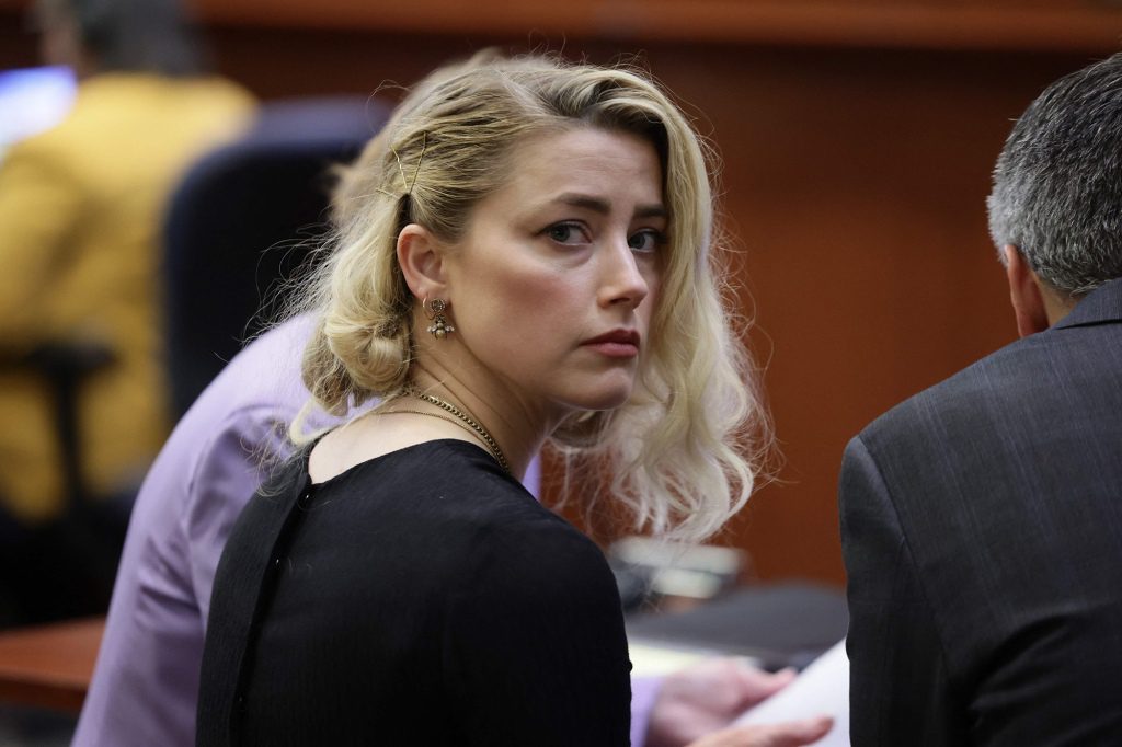 Amber Heard vor der Verurteilung am 1. Juni.