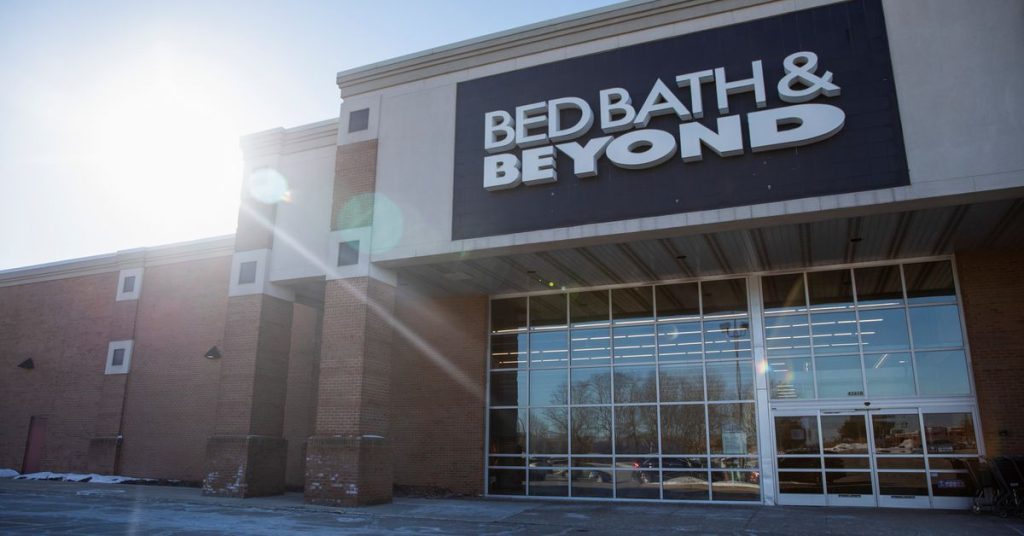 Bed Bath & Beyond ersetzt CEO Tritton, da der Umsatz einbricht
