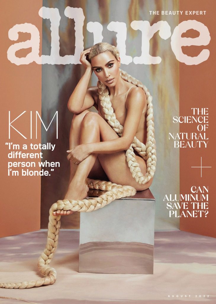 Kim Kardashian erschien auf dem Cover von Allure.