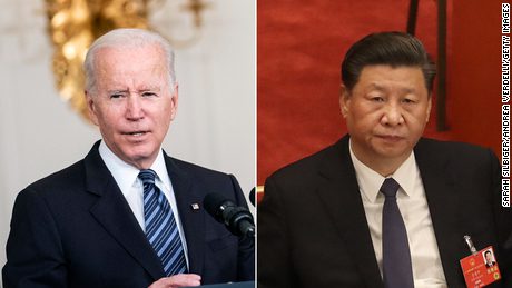 Die Vereinigten Staaten und China stehen vor einem Telefonat zwischen Xi Biden in Bezug auf Taiwan auf Messers Schneide
