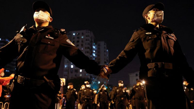 Chinas Sicherheitsapparat tritt in Aktion, um Covid-Proteste zu ersticken