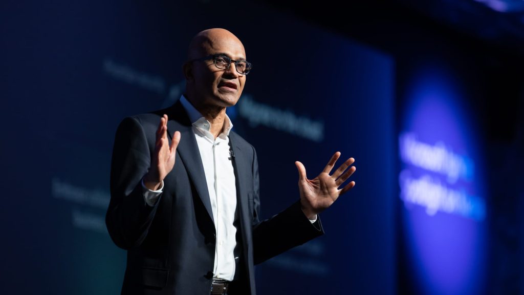 Microsoft Satya Nadella ist in Asien, China und Indien „sehr optimistisch“.