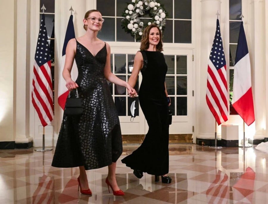 Jennifer Garner, die Tochter von Ben Affleck, Violet, hat einen seltenen Auftritt im Weißen Haus